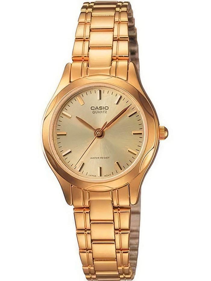Наручные часы женские Casio LTP-1275G-9A Timeless Collection Lady Timeless Collection Желтый (2915770668)