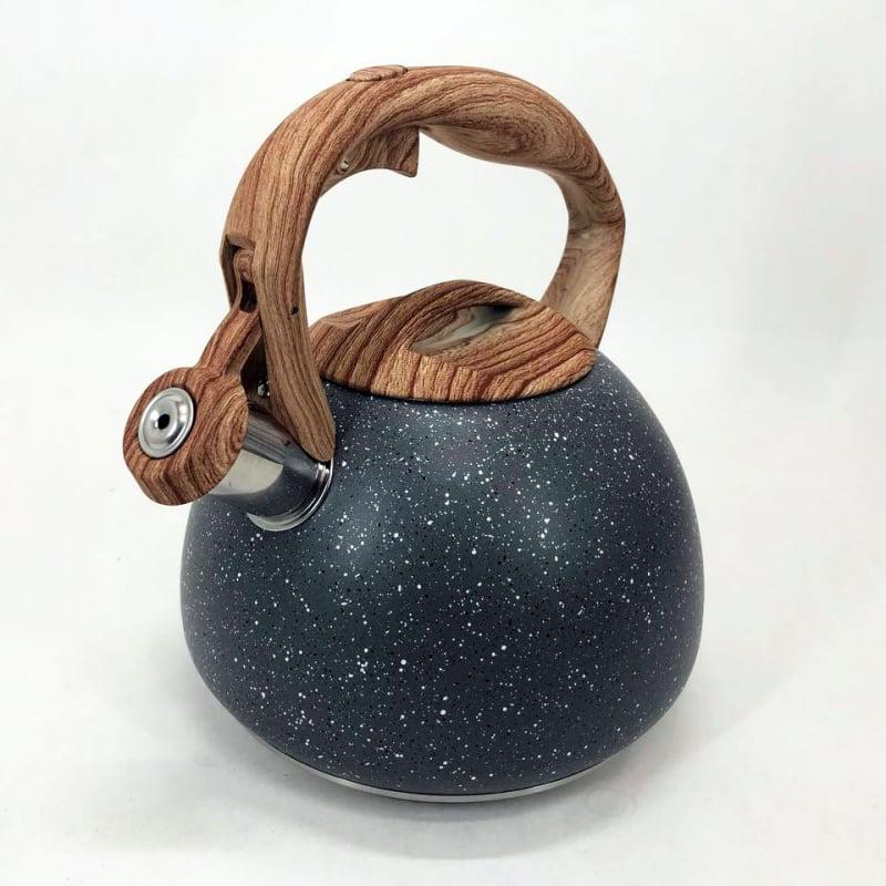 Чайник Unique UN-5306 со свистком 2,7 л Dark gray (tf5930) - фото 2 Чайник Unique UN-5306 со свистком 2,7 л Dark gray (tf5930) - фото 2