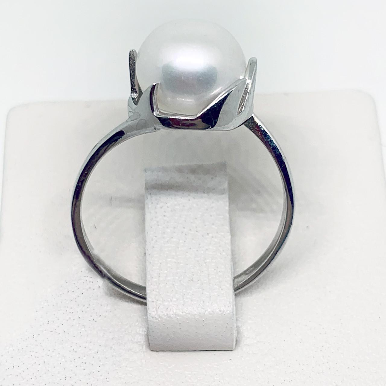 Кольцо серебряное с жемчугом р. 17,5 2,7 г (1541015133)