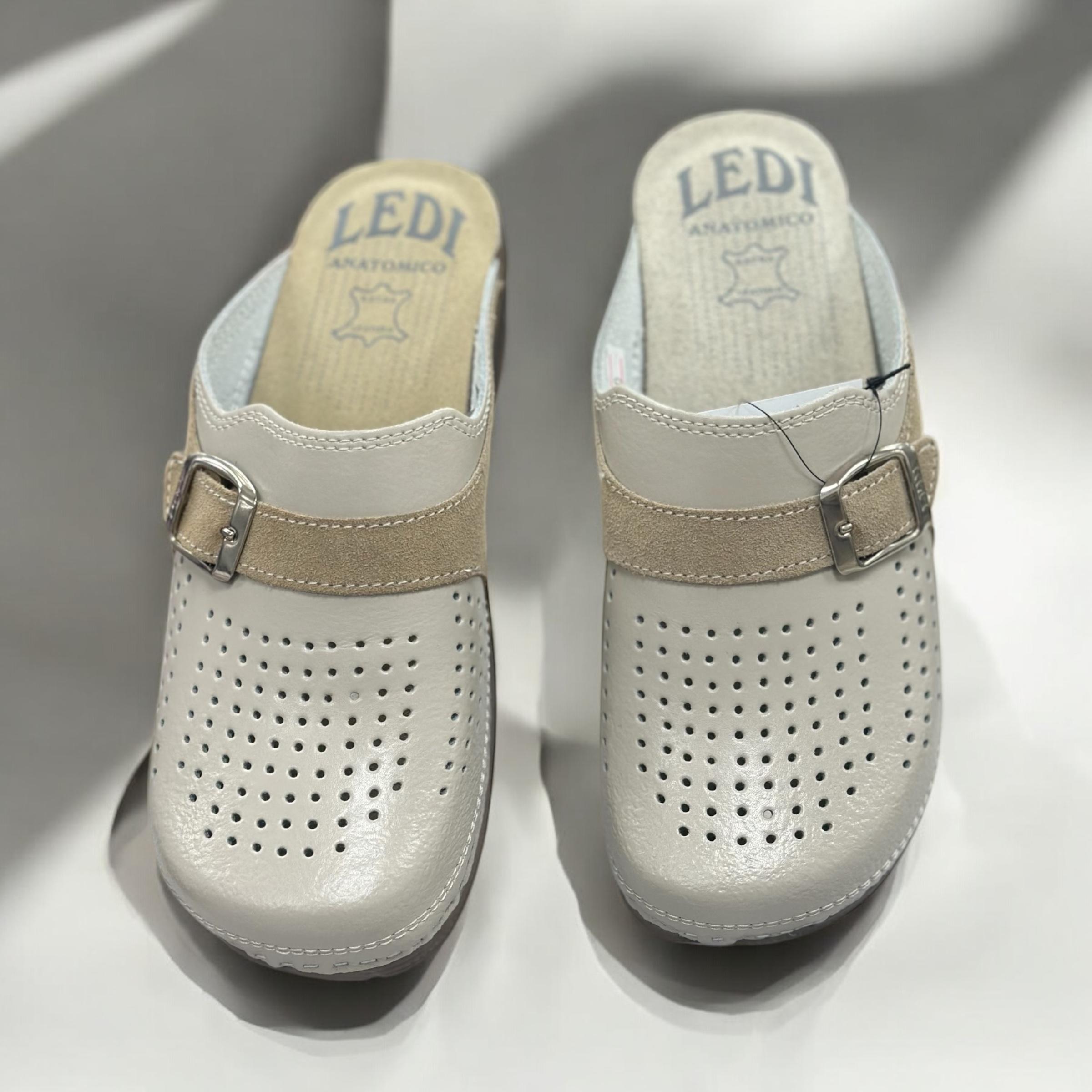 Сабо женские Ledi Anatomic кожаные р. 37 Бежевый (321/17) - фото 7 Сабо женские Ledi Anatomic кожаные р. 37 Бежевый (321/17) - фото 7