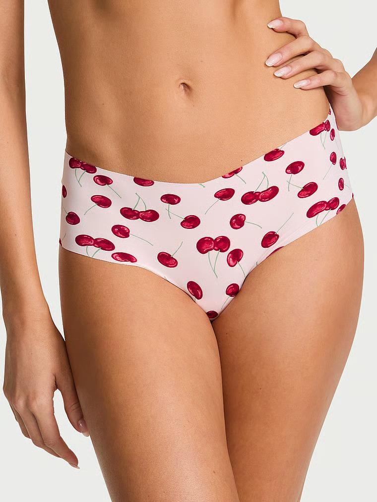 Трусики чики Victoria's Secret No-Show Strappy Cheeky Panty S Розовый (27186245)