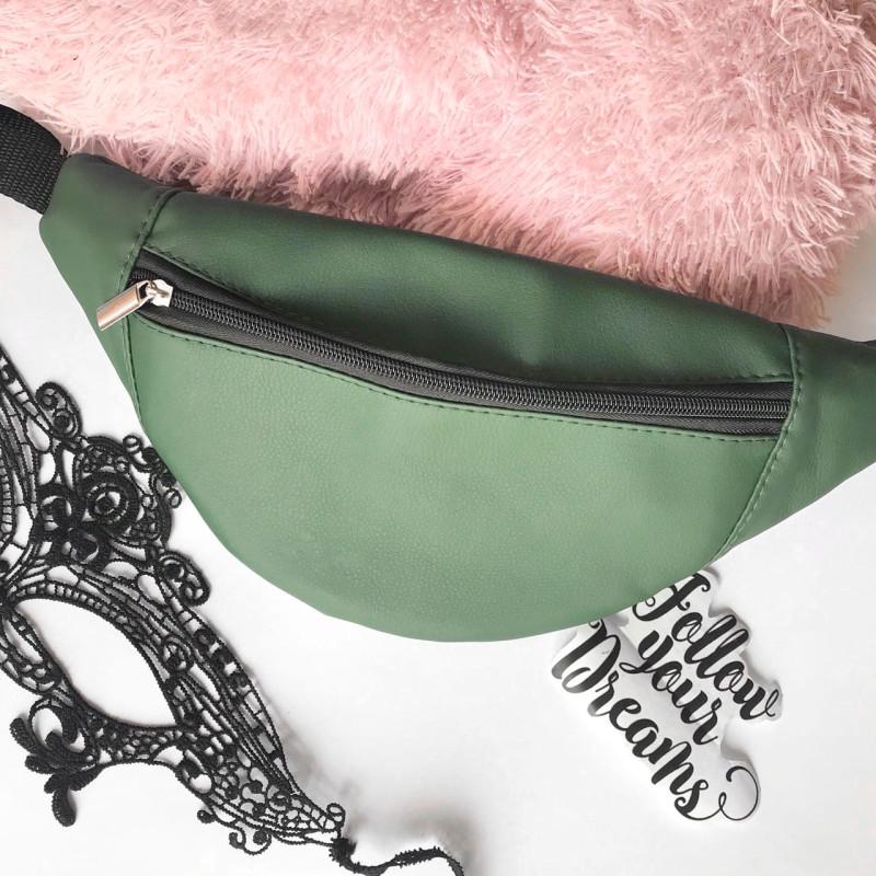 Сумка бананка на пояс Hoso MSH 33x14x5 см Зеленый