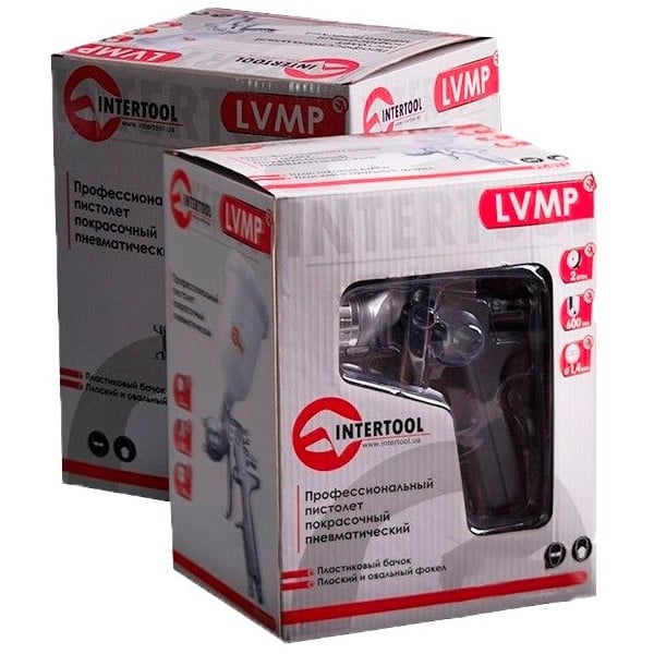 Краскораспылитель Intertool LVMP 1.4 мм (PT-0115) - фото 2