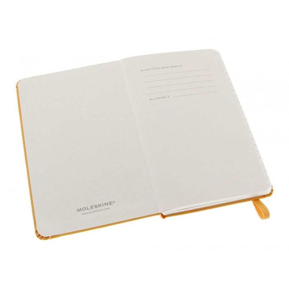 Записная книжка Moleskine Silk карманная в линейку Оранжевый (MM710M2SILK) - фото 3