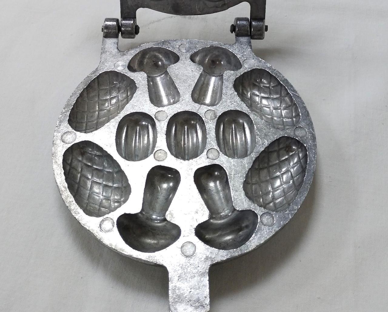 Форма для випічки печива Corby Ассорті під начинку 11 половинок горішки/шишки/грибочки (1773755743) - фото 4