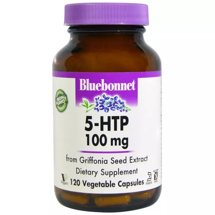 Гідрокситриптофан 5-HTP Bluebonnet Nutrition 100 мг 120 капсул (BLB0053)