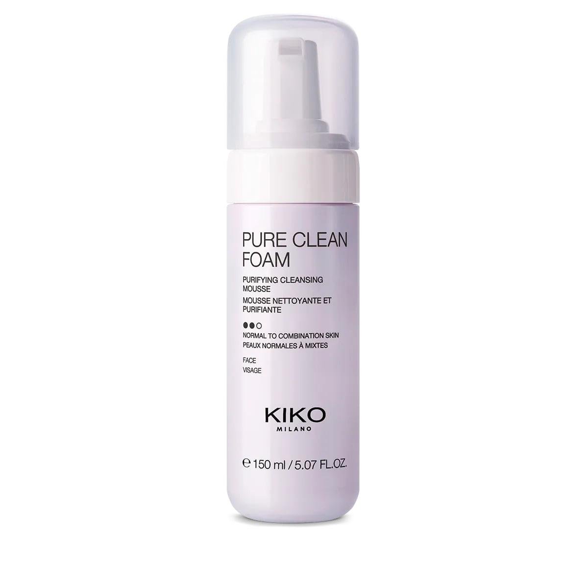 Мусс для лица для умывания очищающий и питательный Kiko Pure Clean Foam 150 мл (2479128929)