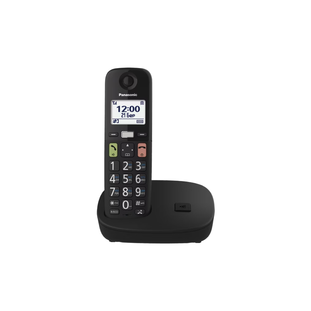 Радіотелефон DECT Panasonic KX-TGU110UAB LCD Чорний (26074798)