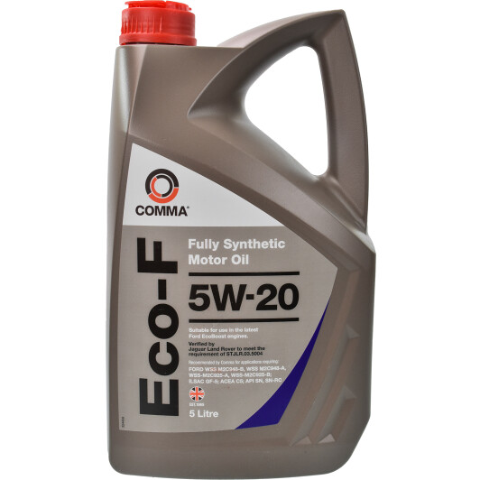 Моторное масло COMMA ECO-F C5 SN/RC 5W-20 5 л (ECF5L)