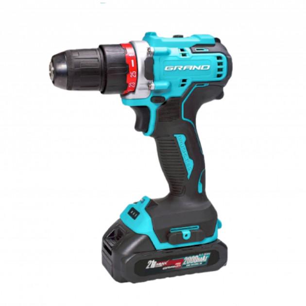 Шуруповерт аккумуляторный Grand ДА-21BL/PRO Brushless (DR014767)
