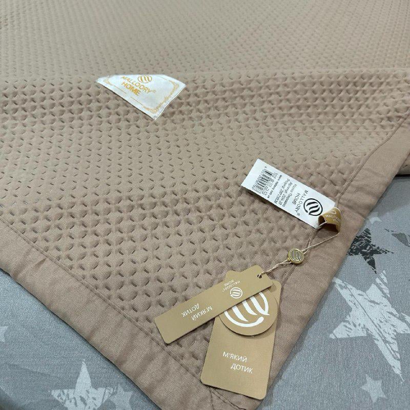 Покрывало на кровать евро 200x230 см Карамельный (28796083) - фото 9 Покрывало на кровать евро 200x230 см Карамельный (28796083) - фото 9