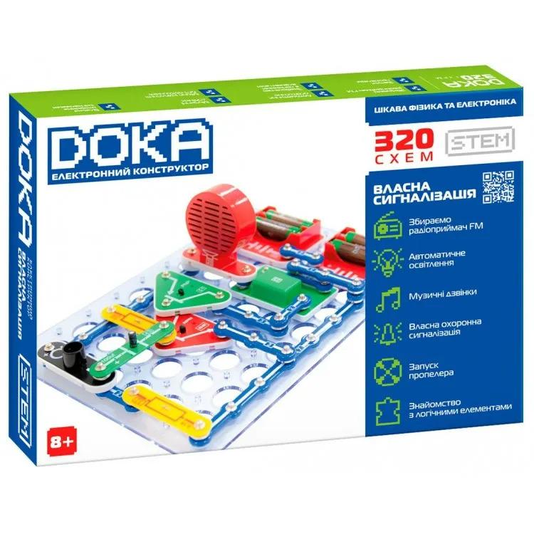 Конструктор электронный DOKA D70707 320 схем 30 дет. Разноцветный (АА12346673)