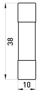 Предохранитель цилиндрический плавкий E.NEXT e.fuse.1038.8 8А gG/gL 10х38 мм (i0610014) - фото 2