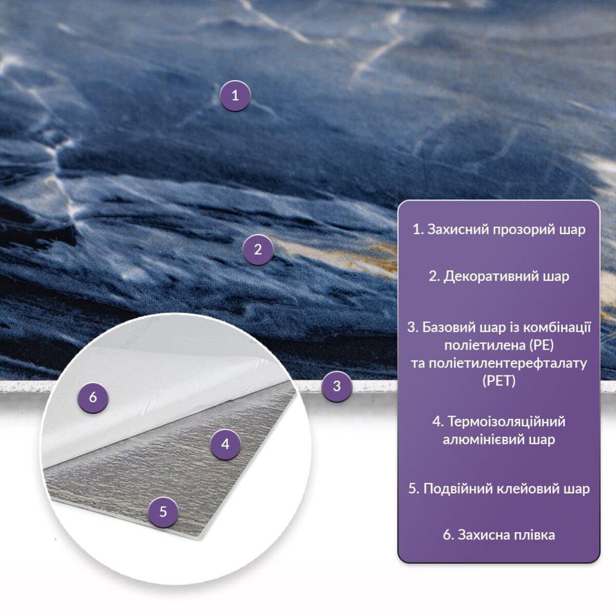 Плитка стінова самоклеюча 600х300х2 мм (SW-00002299) - фото 2 Плитка стінова самоклеюча 600х300х2 мм (SW-00002299) - фото 2