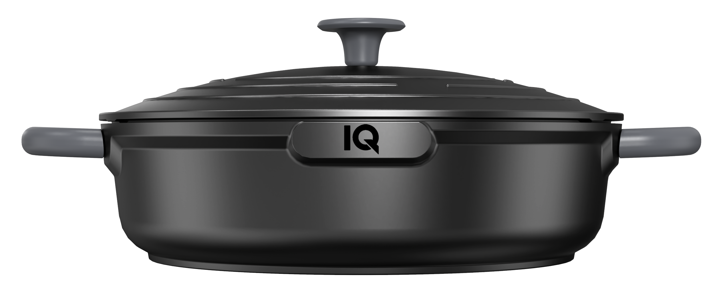 Сотейник IQ Be Creative алюмінієвий з кришкою антипригарний 28 см 4,0 л (UG-IQ-2147-28)