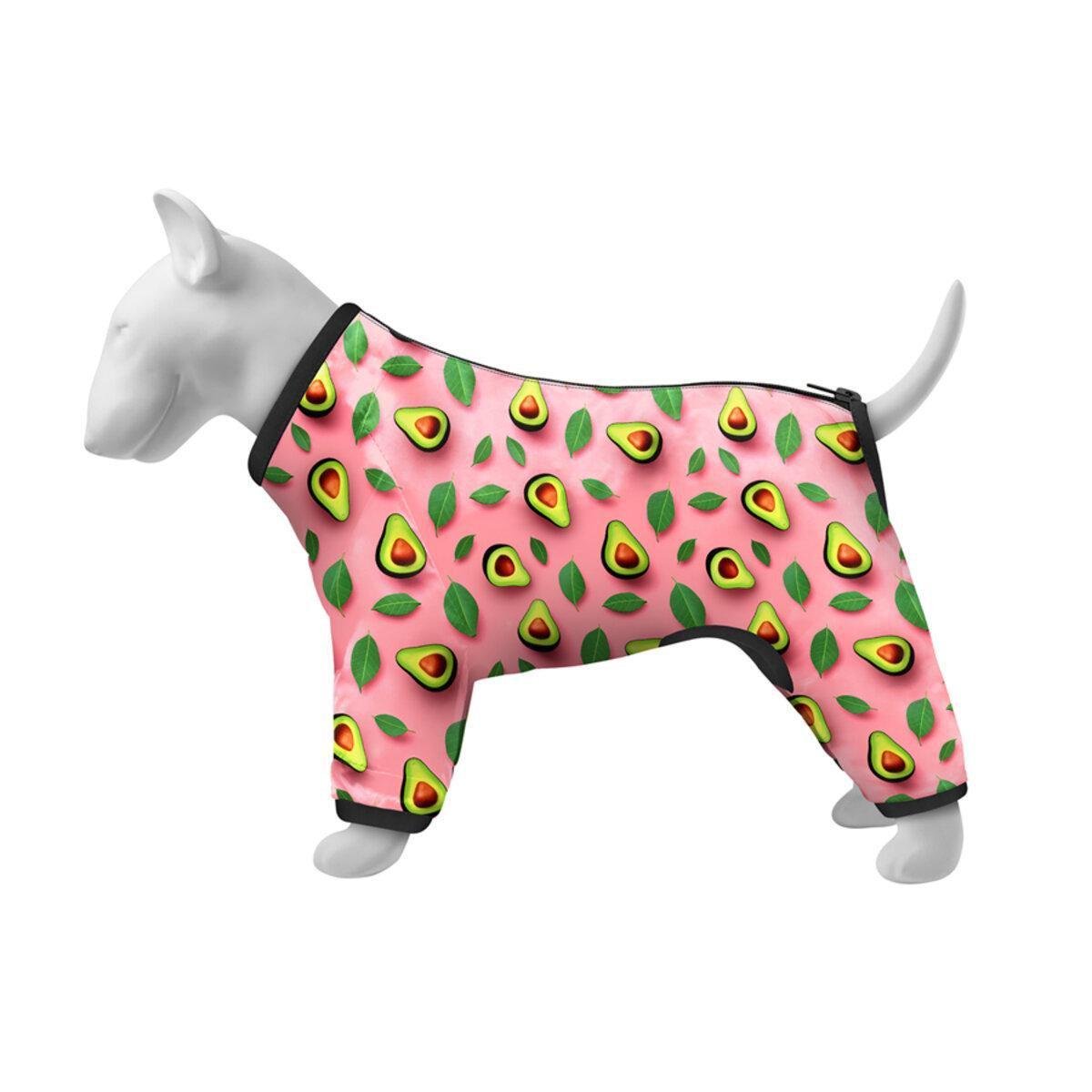 Вітровка для собак Waudog Clothes Авокадо L50 70-74х47-50 см Рожевий (395-4051 Col)