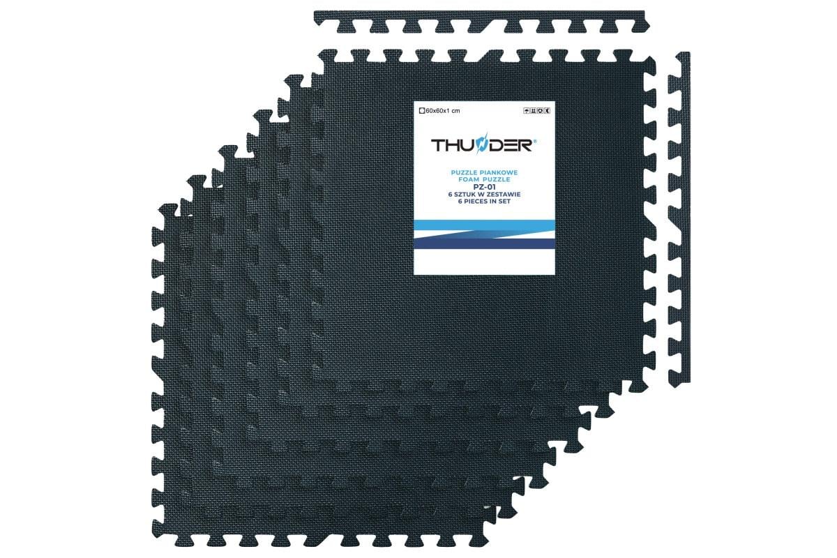 Коврик-пазл Thunder PZ-01 60х60 см Черный (PZ-01)