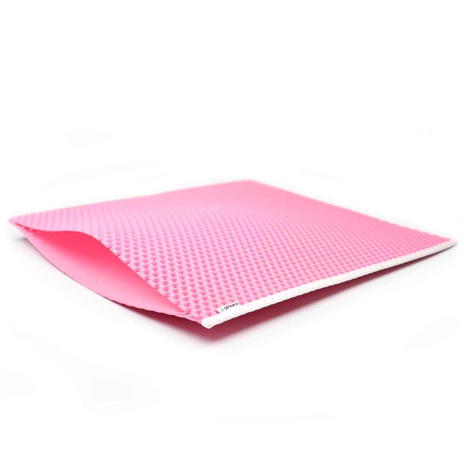 Коврик двухслойный Cat in Box для кошачьего лотка EVA 67x60 см Розовый - фото 3 Коврик двухслойный Cat in Box для кошачьего лотка EVA 67x60 см Розовый - фото 3