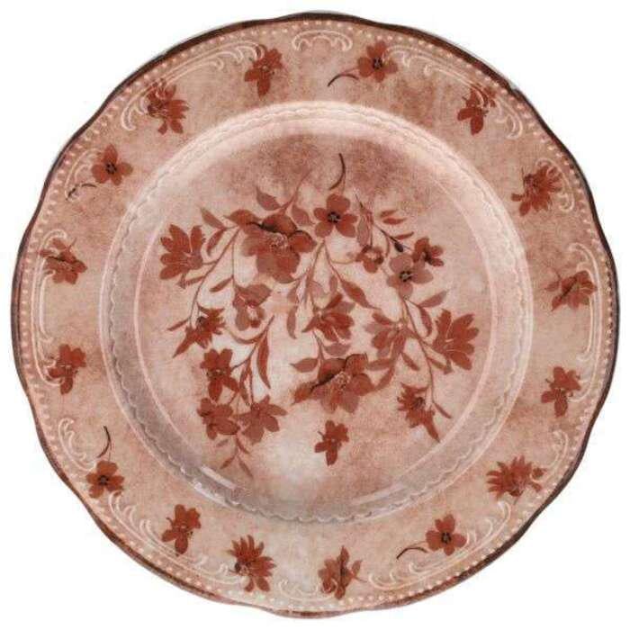 Тарілка мілка Tognana Vecchio Vienna Rose flowers VW002218622 22 см (2658364)
