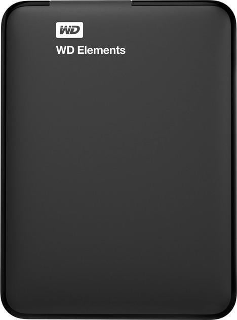 Жесткий диск внешний WD HDD 2,5" USB 1.0TB Elements Black (WDBUZG0010BBK-WESN)