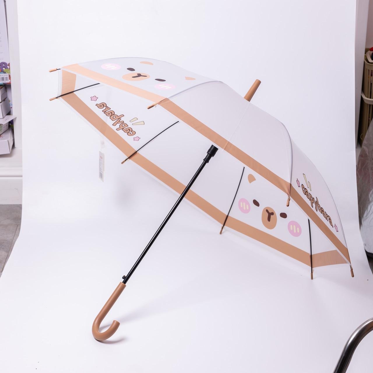 Зонтик-трость классический полуавтомат из полиэстера 8 спиц d 92 см (HP-23-10)