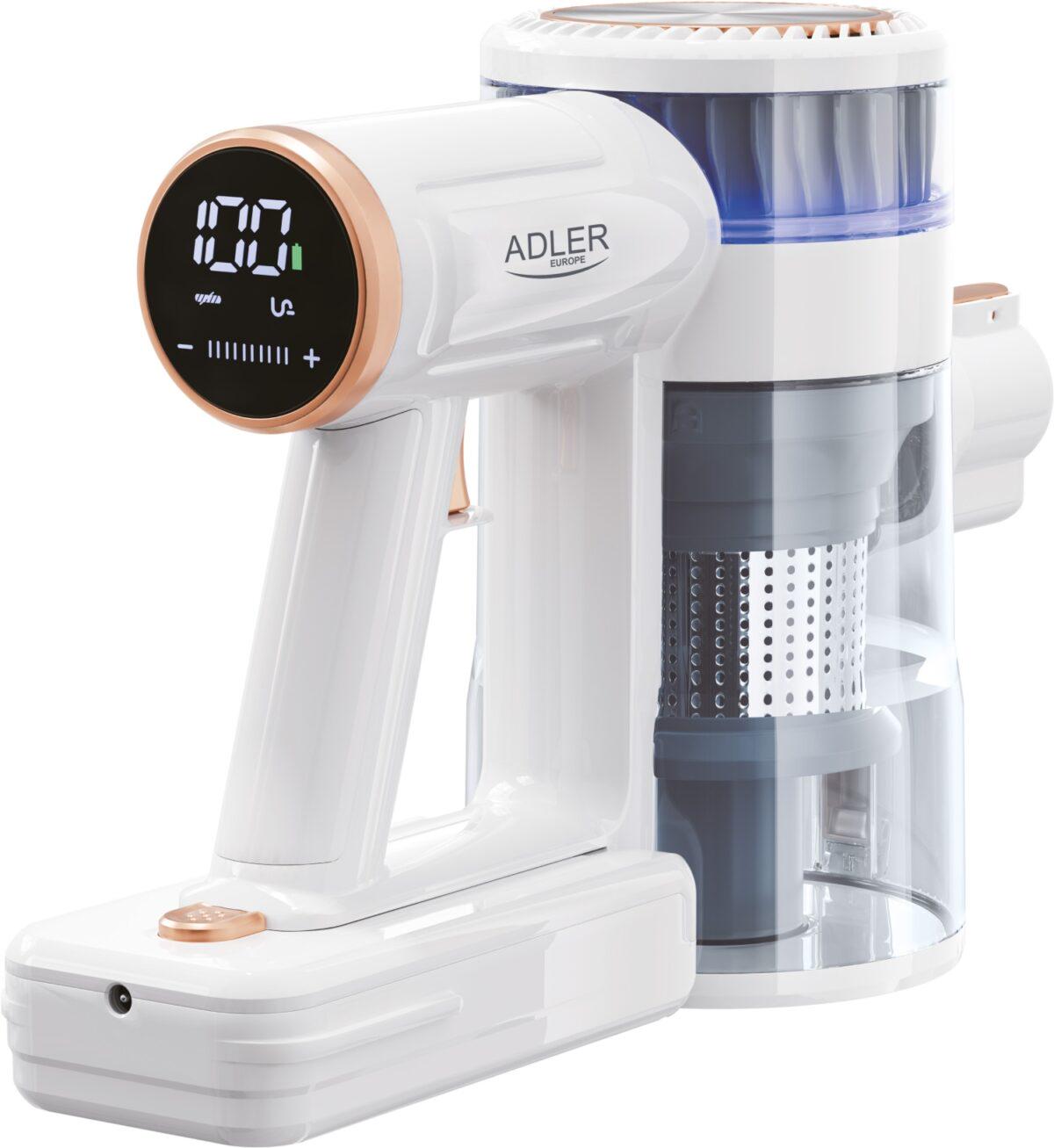 Пилосос ручний Adler AD 7079 акумуляторний LED EPA12 HEPA13 DUST SCANNER 6500-25000Па (2160) - фото 6 Пилосос ручний Adler AD 7079 акумуляторний LED EPA12 HEPA13 DUST SCANNER 6500-25000Па (2160) - фото 6