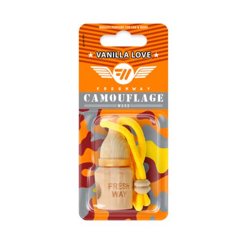 Освіжувач повітря Fresh Way Camouflage Wood Vanilla Love (00000051109)