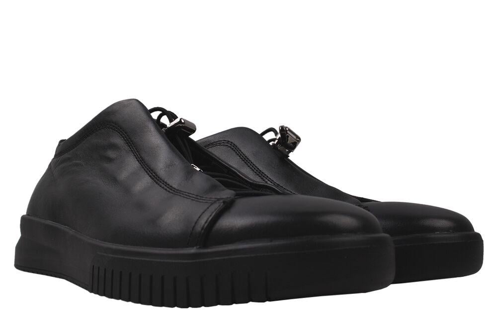 Туфли мужские Vadrus из кожи р. 40 Черный (238-20DTC)