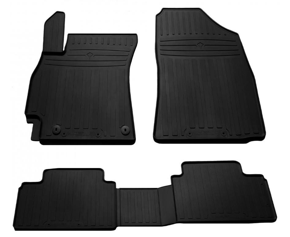 Коврики резиновые Stingray для Hyundai Elantra CN7 2020- special design 2017 with plastic clips HK (1009384)