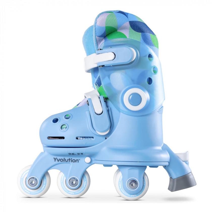 Роликовые коньки детские Yvolution Twista YR25B4 г. 24-28 Голубой (29924888) - фото 5 Роликовые коньки детские Yvolution Twista YR25B4 г. 24-28 Голубой (29924888) - фото 5