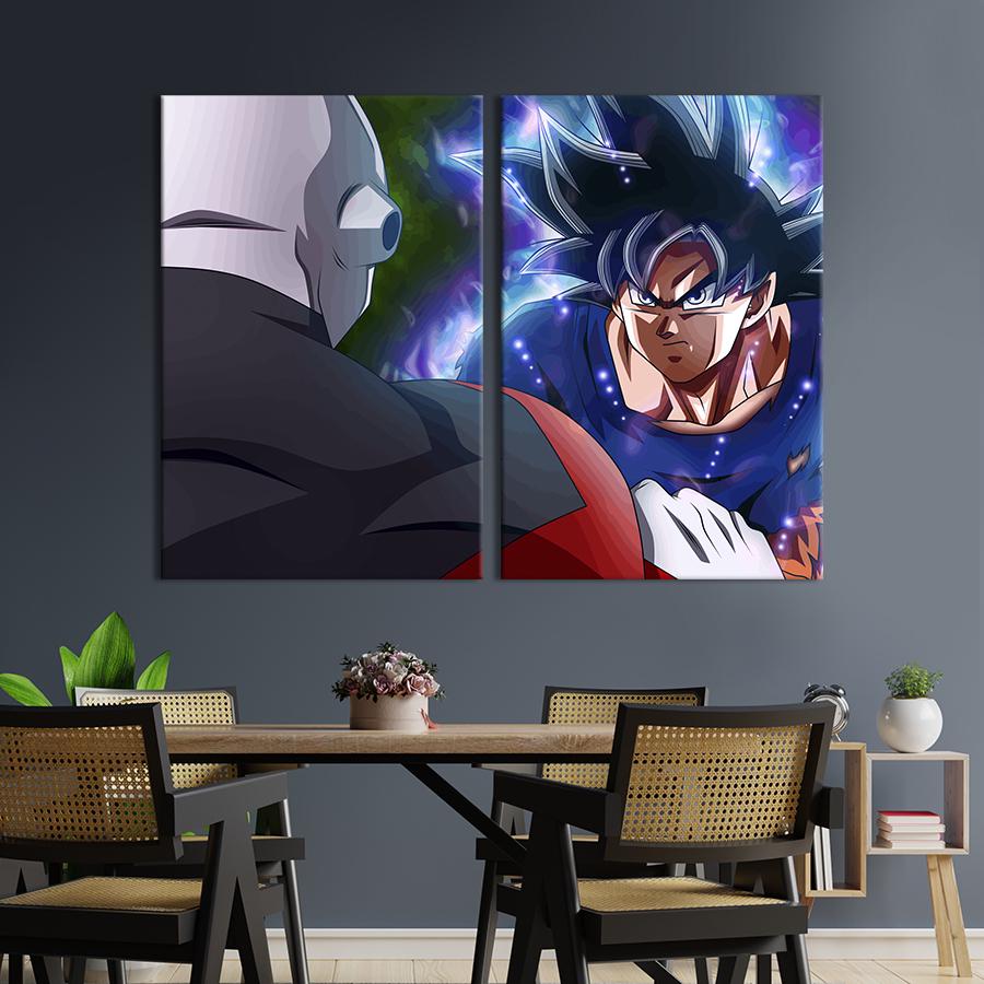 Картина на холсте Goku vs Jiren 71x51 см (1425-2)