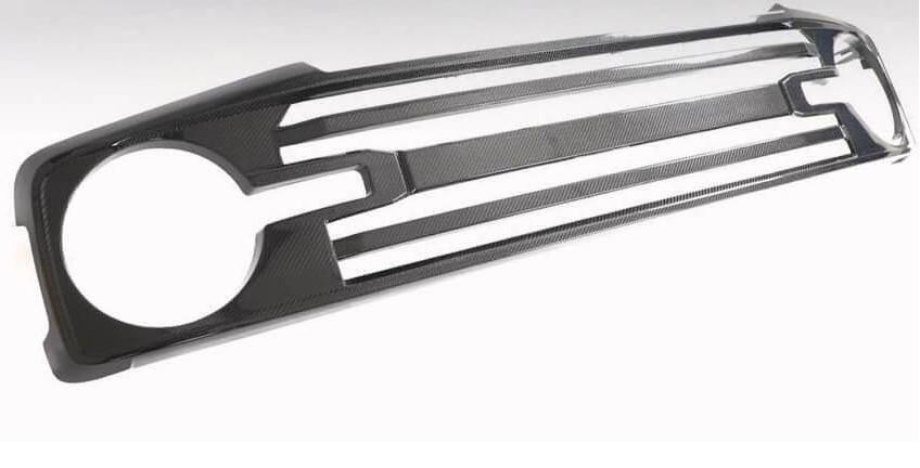 Решетка радиатора V2 DDCarbon для Форд Бронко Натуральный карбон Решетка радиатора V2 DDCarbon для Форд Бронко Натуральный карбон