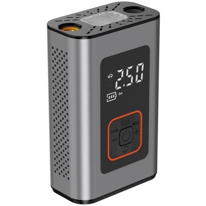 Автокомпресор ATRIA MS22C-001 портативний 60W 16 л/хв 4000 мАг (28690280) Автокомпресор ATRIA MS22C-001 портативний 60W 16 л/хв 4000 мАг (28690280)