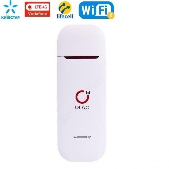 Модем USB WI-FI 3G/4G LTE Olax U90H з антеною 4db та Безлімітним пакетом Київстар інтернет - фото 4