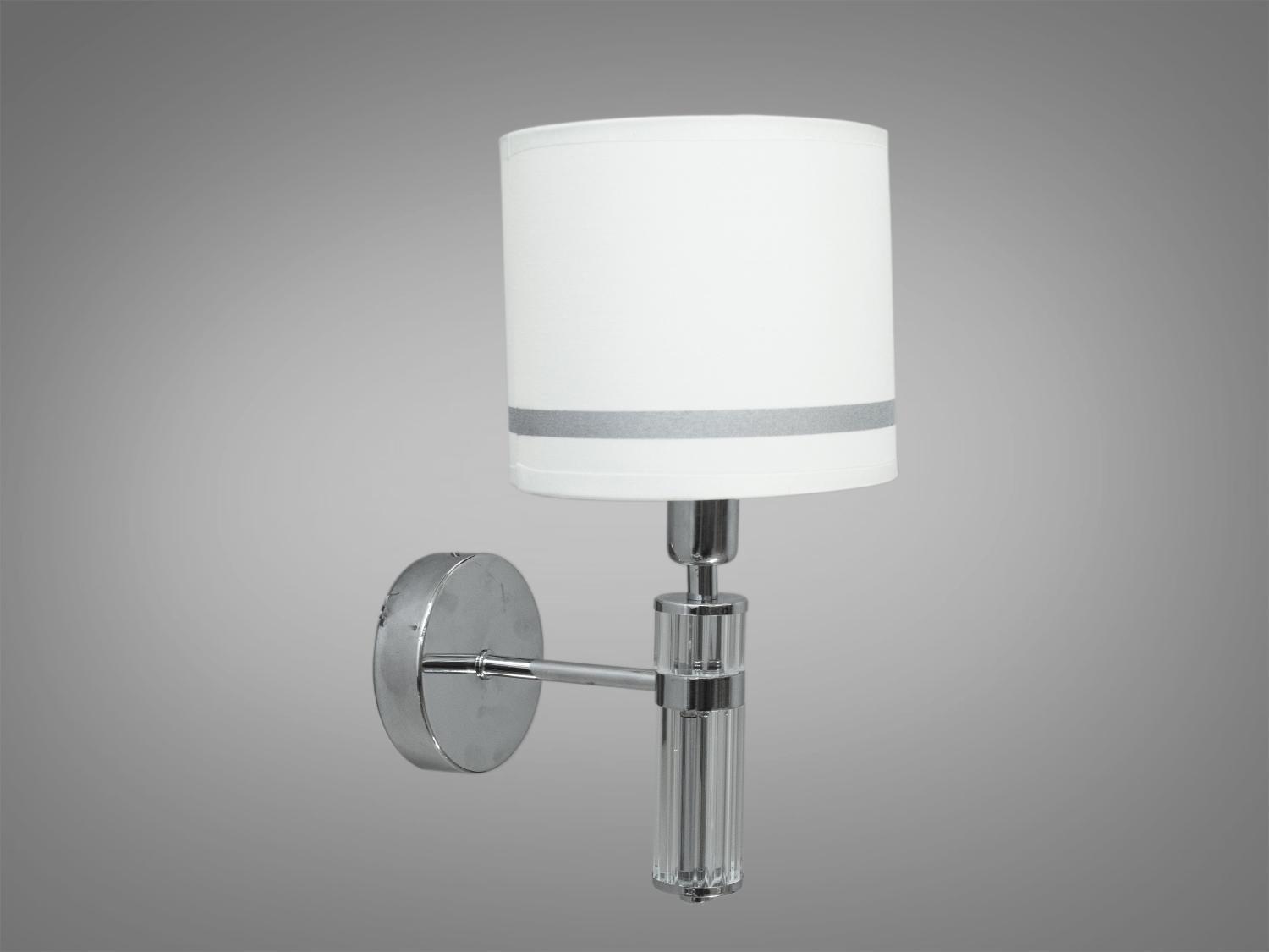 Бра классическая с абажуром из ткани Хром (1011/1HR)