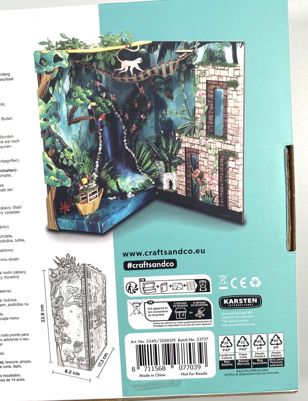 Румбокс букнук 3D Rainforest adventure з Led-підсвіткою (2393049201) - фото 2