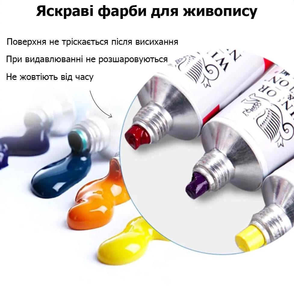 Олійна фарба художня Winsor & Newton туба 45 мл №100 Жовто-лимонний (WNOP-100) - фото 7 Олійна фарба художня Winsor & Newton туба 45 мл №100 Жовто-лимонний (WNOP-100) - фото 7