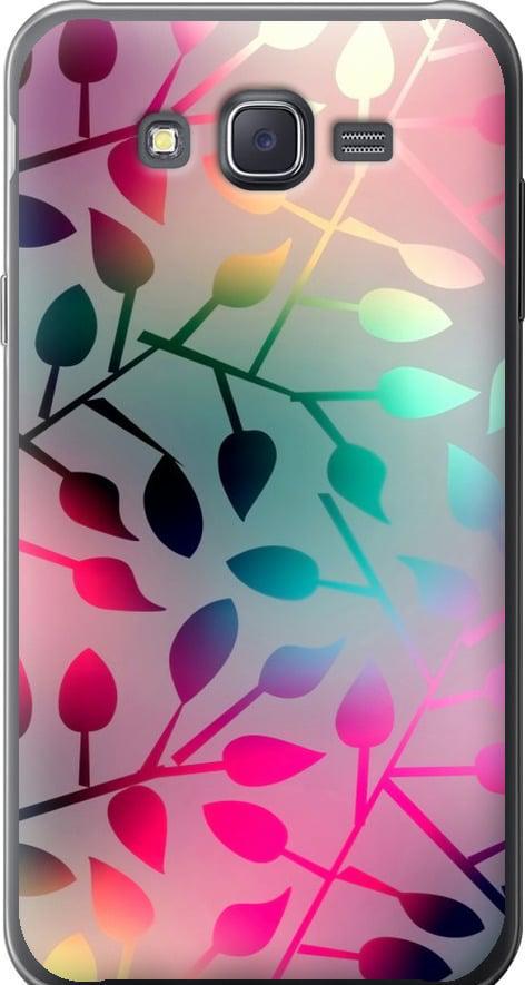 Чехол на Samsung Galaxy J7 J700H Листья (2235u-101-42517)