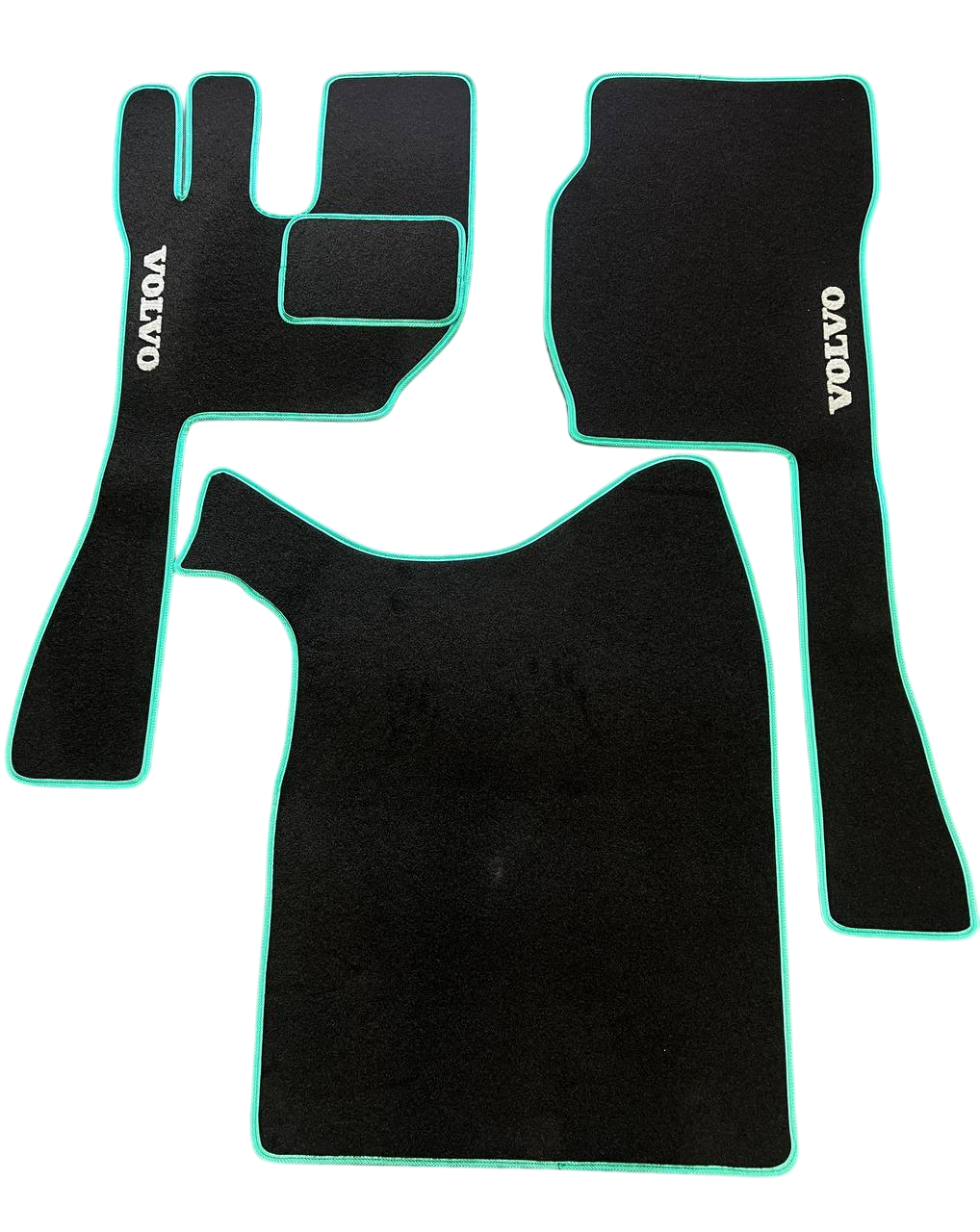 Коврики в салон ворсовые для Volvo FH 2002-2014 сидение пилот 5 шт. Черный (27327163)