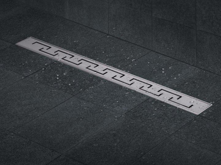 Трап линейный Fala Rotary Греческий с поворотным сифоном 70 см (FR O70)