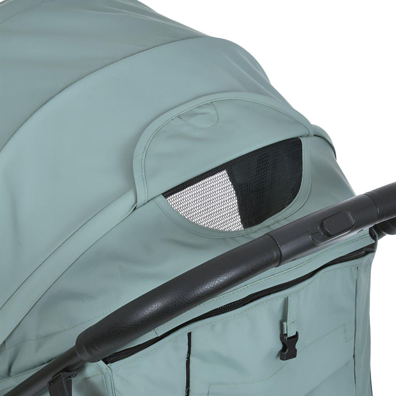 Коляска-книжка прогулочная Bambi M 4249-2 максимальная нагрузка до 25 кг Green Matt (24039636) - фото 7