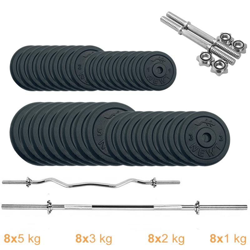 Набор штанг с гантелями Newt Gym Set-HW Home 99 кг (NE-M-HW-SET-95) - фото 7