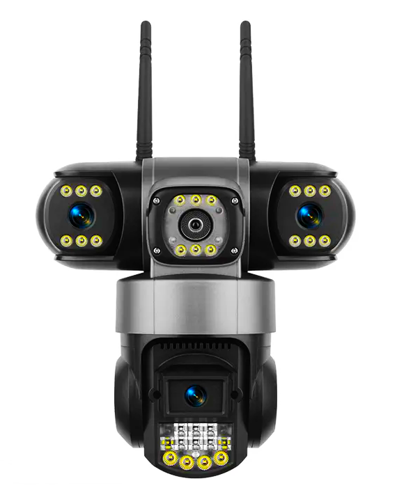 Камера уличная IP C28 4G 3 независимых объектива 2MPx+2MPx (V380 APP)
