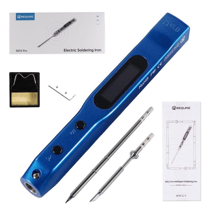 Паяльник SEQURE SI012 Pro Kit OLED 0.91" совместим с жалами T12/TS поддержка PD3.0/QC2.0/DC12V-25V/3S-6S