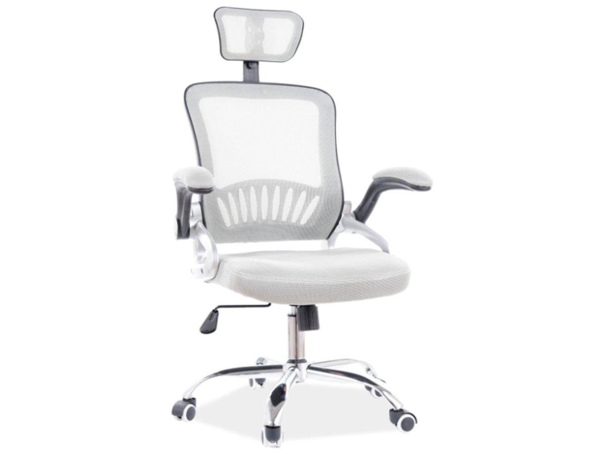 Кресло поворотное Signal Q-831 ткань/сетка/металл Серый (OBRQ831SZ)