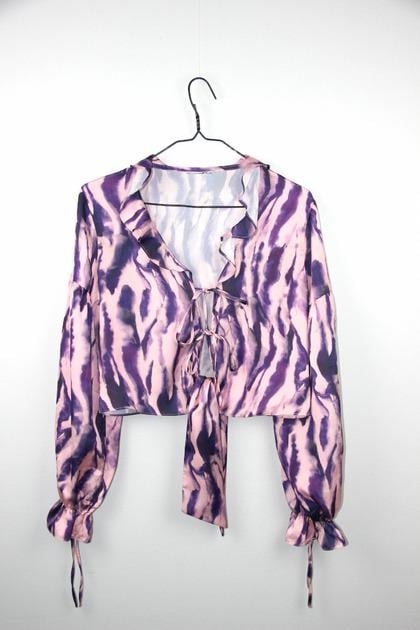 Блуза TOPSHOP 105243733 р. 36 Фіолетовий