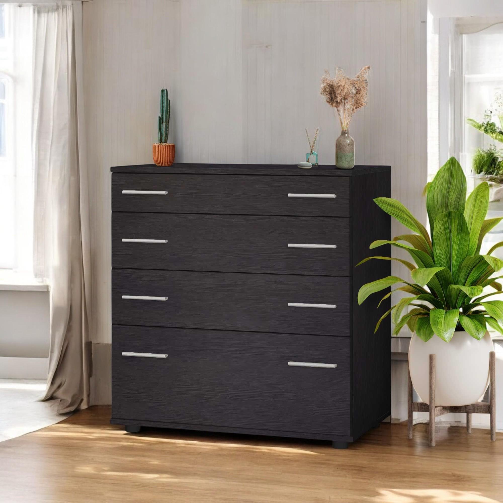 Комод із висувними шухлядою та дверцятами Венге темний (О-2в) - фото 1 Комод із висувними шухлядою та дверцятами Венге темний (О-2в) - фото 1