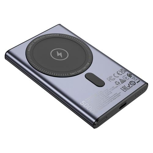 Повербанк Hoco Q32 Wireless Magnetic 5000 mAh 20W Metal Gray (31487693) Повербанк Hoco Q32 Wireless Magnetic 5000 mAh 20W Metal Gray (31487693)