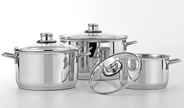 Набор посуды NOIS Carso нержавеющая сталь 6 пр.