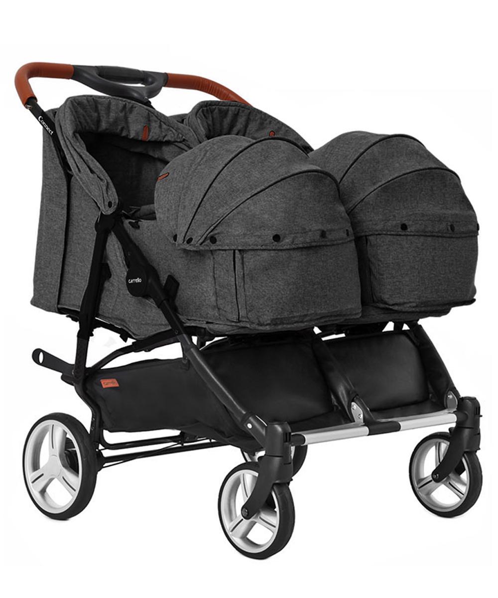 Коляска универсальная Carrello Connect CRL-5502/1 Serious Black Коляска универсальная Carrello Connect CRL-5502/1 Serious Black